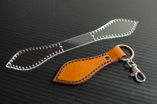 Arrow Leather Keychain Template
