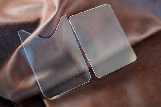 2-Slot Card Wallet Dip Acrylic Template