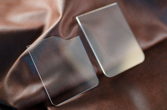 2-Slot Step Card Wallet Acrylic Template