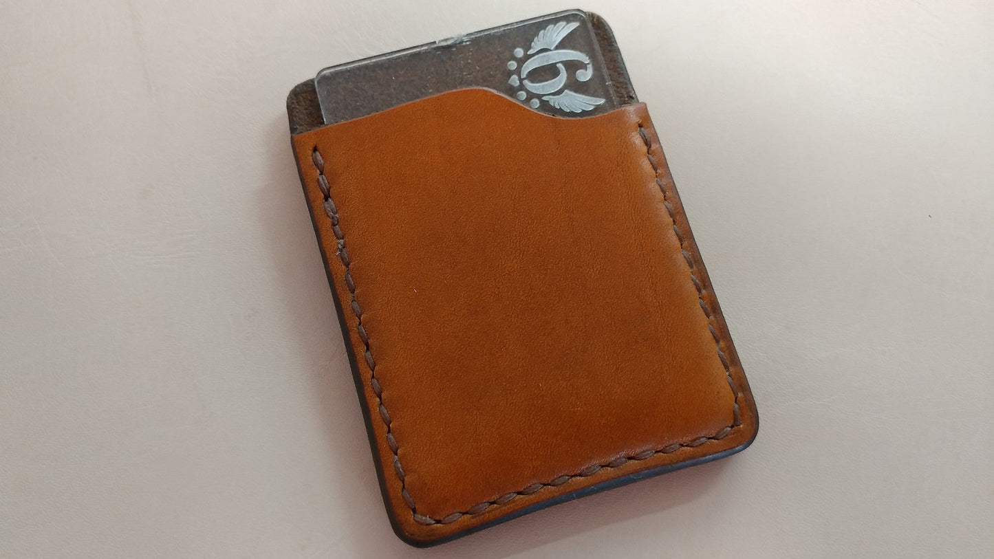 2-Slot Step Card Wallet Acrylic Template