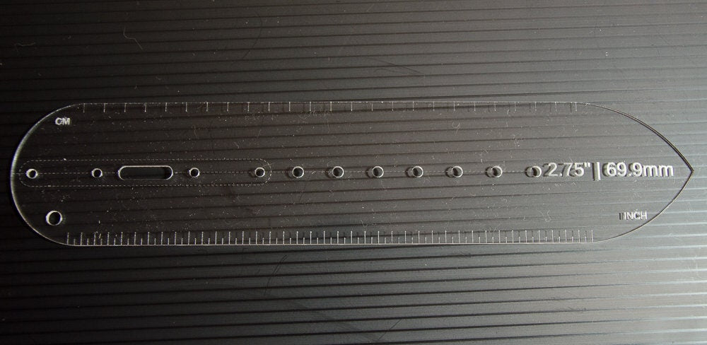2.75 Inch Belt Template