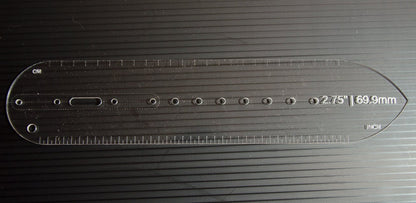 2.75 Inch Belt Template