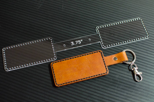 3.75 Luggage Tag Keychain Template