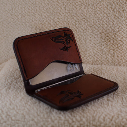 2-Slot Folded Card Wallet Acrylic Template