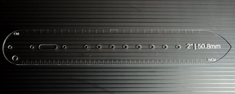 Custom Belt Design Acrylic Template - Singles