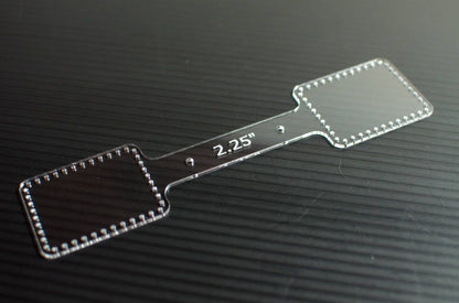 2.25" Leather Keychain Template