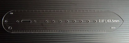 Custom Belt Design Acrylic Template - Singles