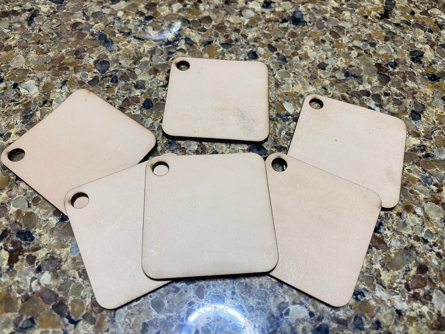 Leather Swatch Sample Squares