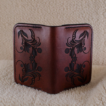 2-Slot Folded Card Wallet Acrylic Template